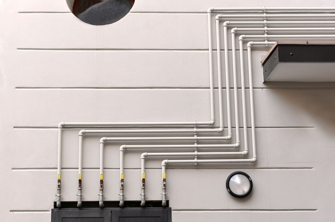 تمديد الغاز في الفلل تمديد الغاز في الفلل