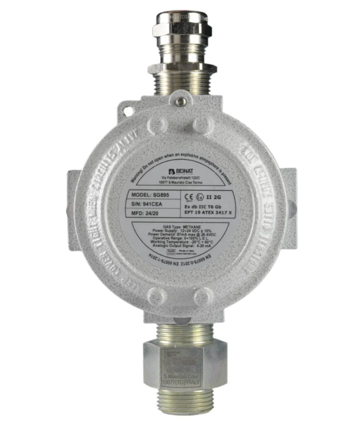 كاشف تسرب الغاز ضد الإنفجار ماركة بينات موديل رقم SG895-Atex صناعة إيطالي